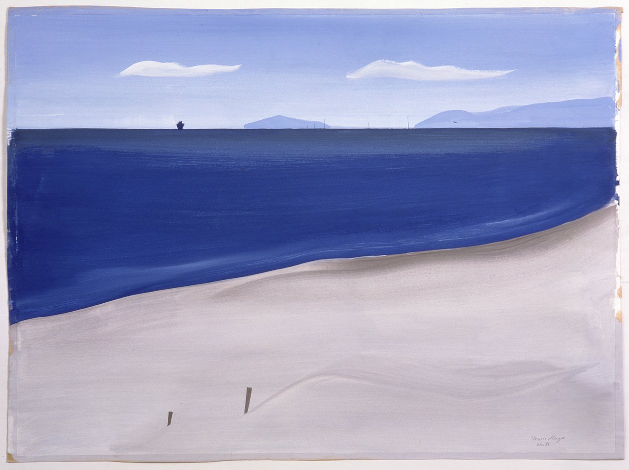 Plaża Carnon, 1987 autorstwa Marie Hugo
