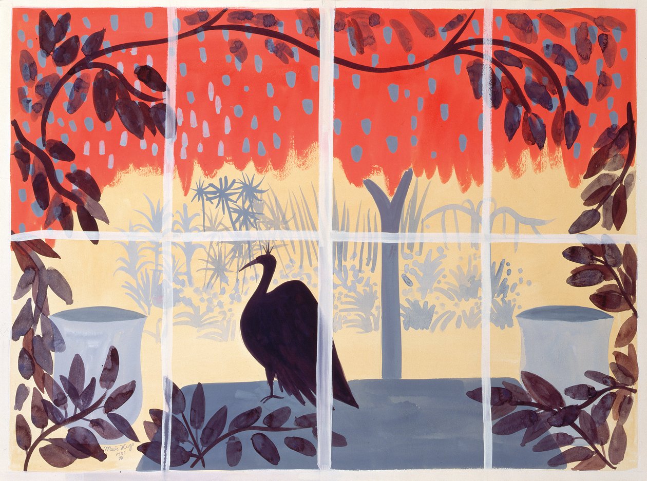 Paw na stole, 1985 autorstwa Marie Hugo