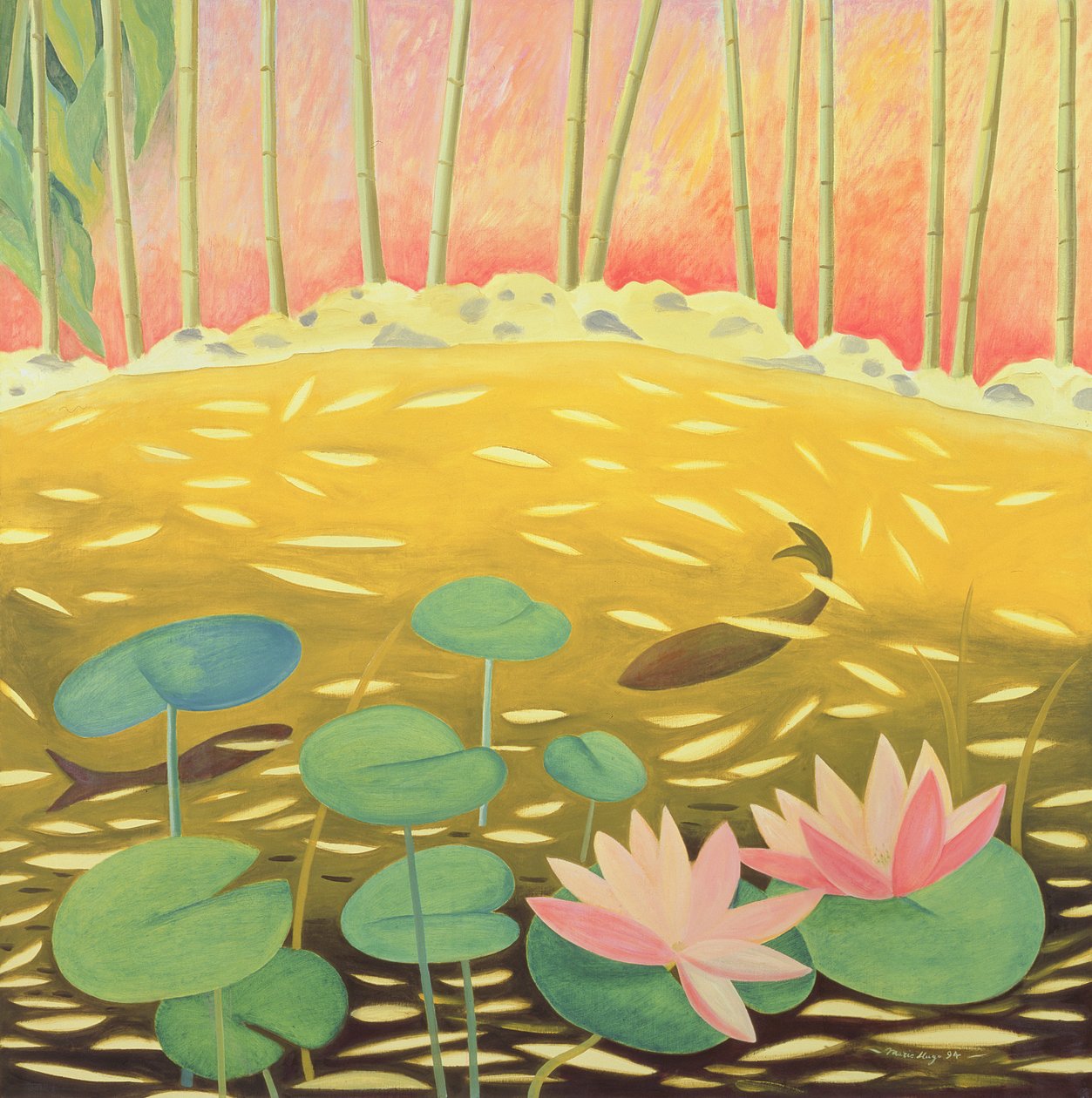 Lilia wodna III, 1994 autorstwa Marie Hugo