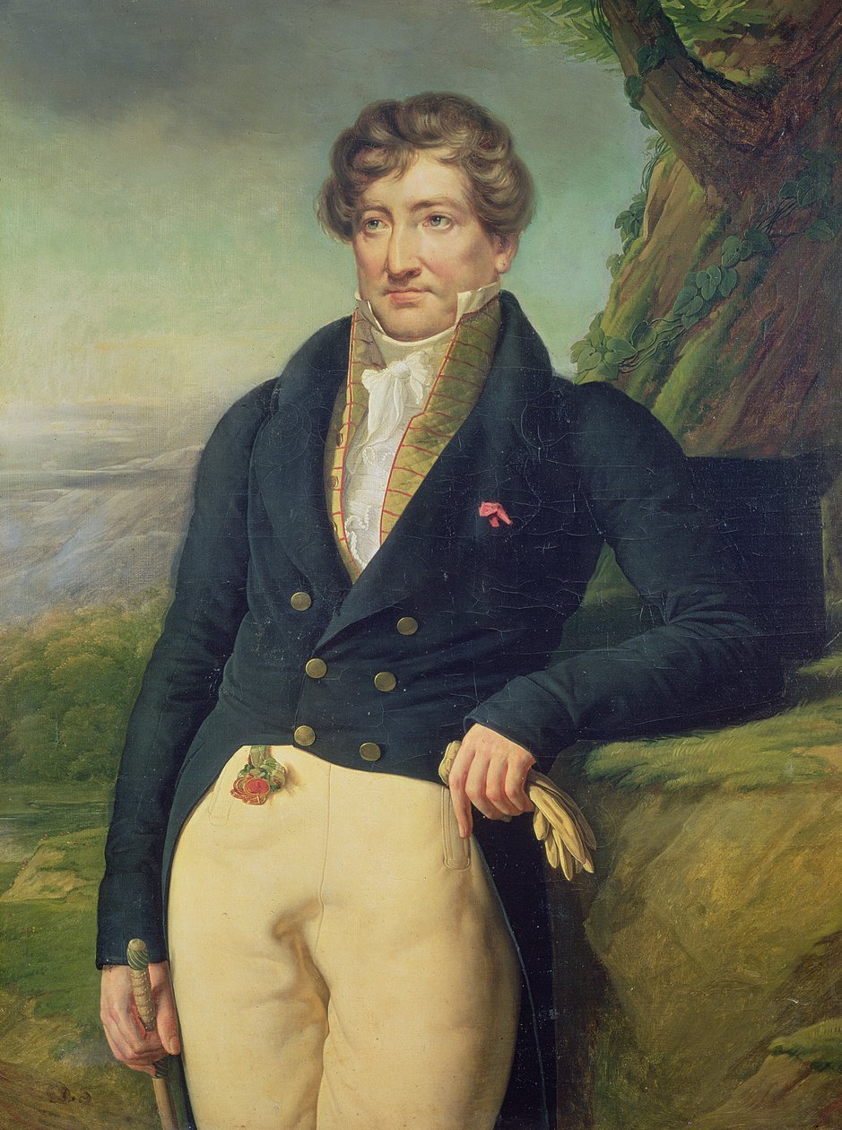 Portret francuskiego zoologa i paleontologa, Georgesa Cuviera (1769-1832) autorstwa Marie Nicolas Ponce Camus