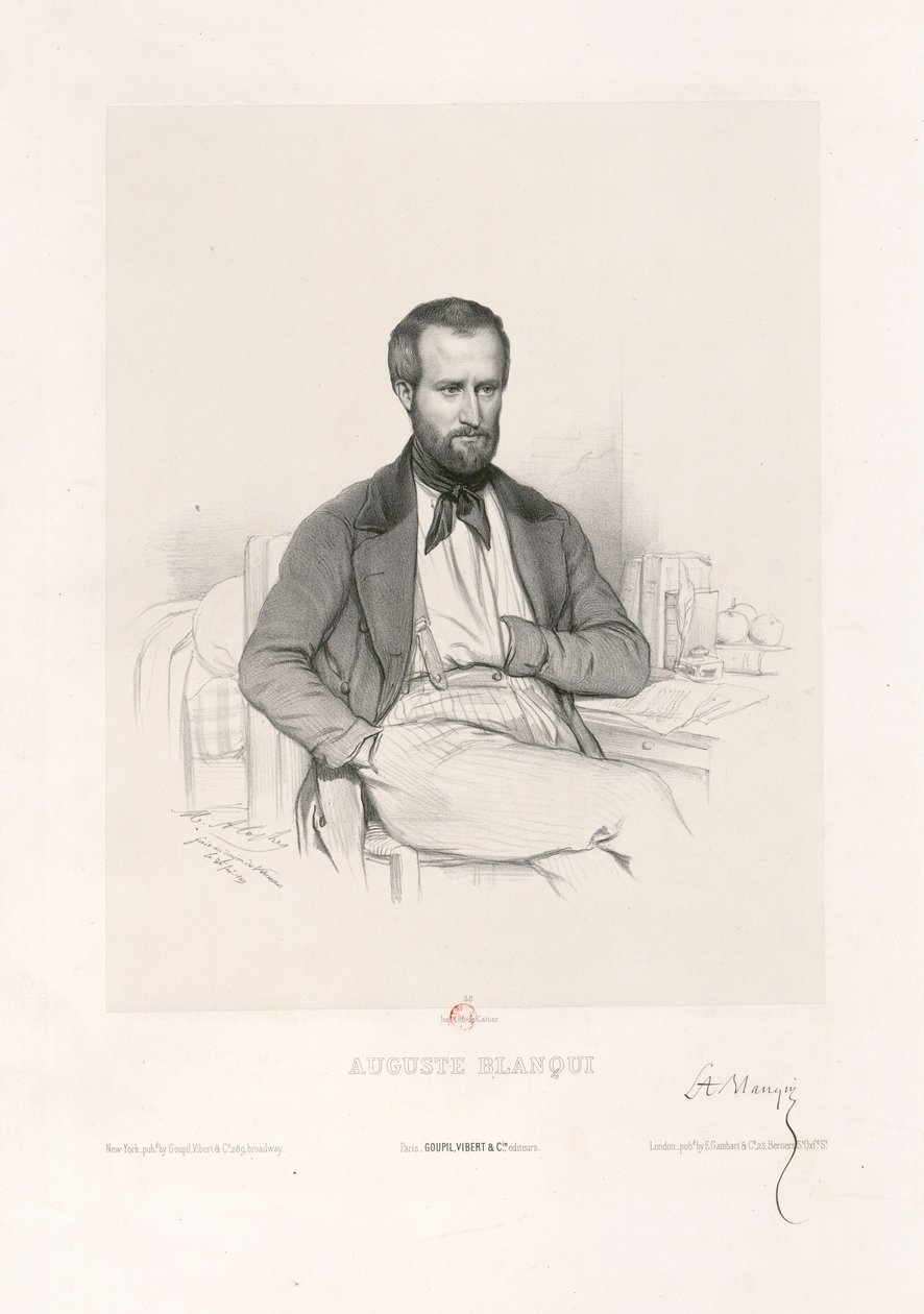 Marie-Alexandre Alophe - Auguste Blanqui autorstwa Marie Alexandre Alophe