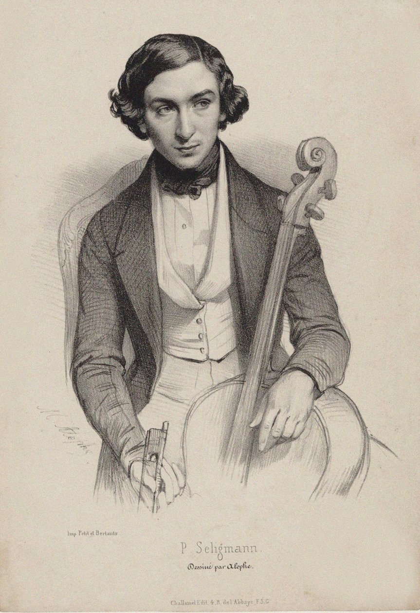 Portret wiolonczelisty i kompozytora Hippolyte