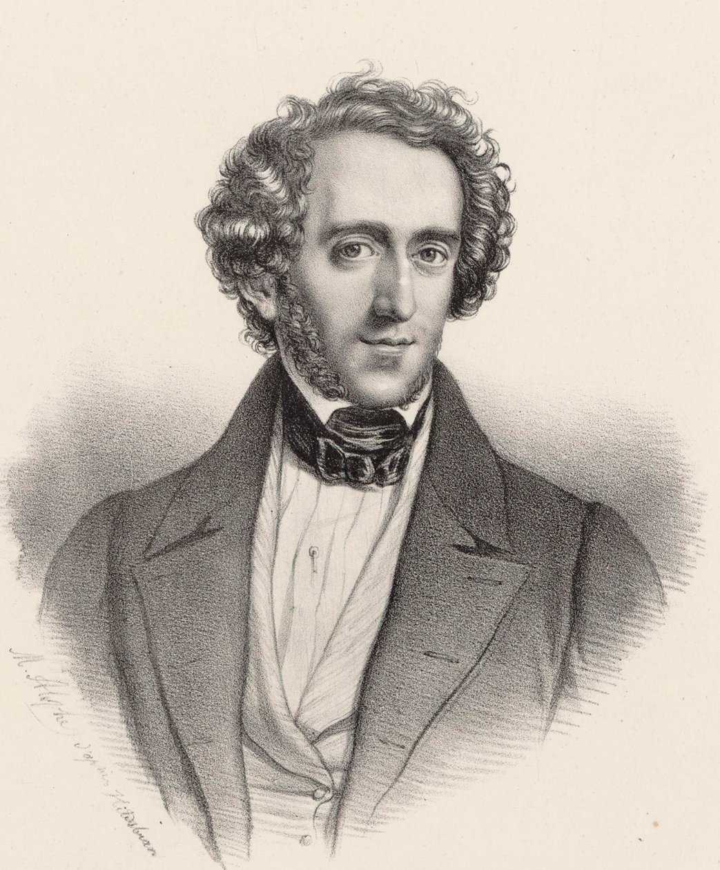 Portret pianisty i kompozytora Felixa Mendelssohna Bartholdy