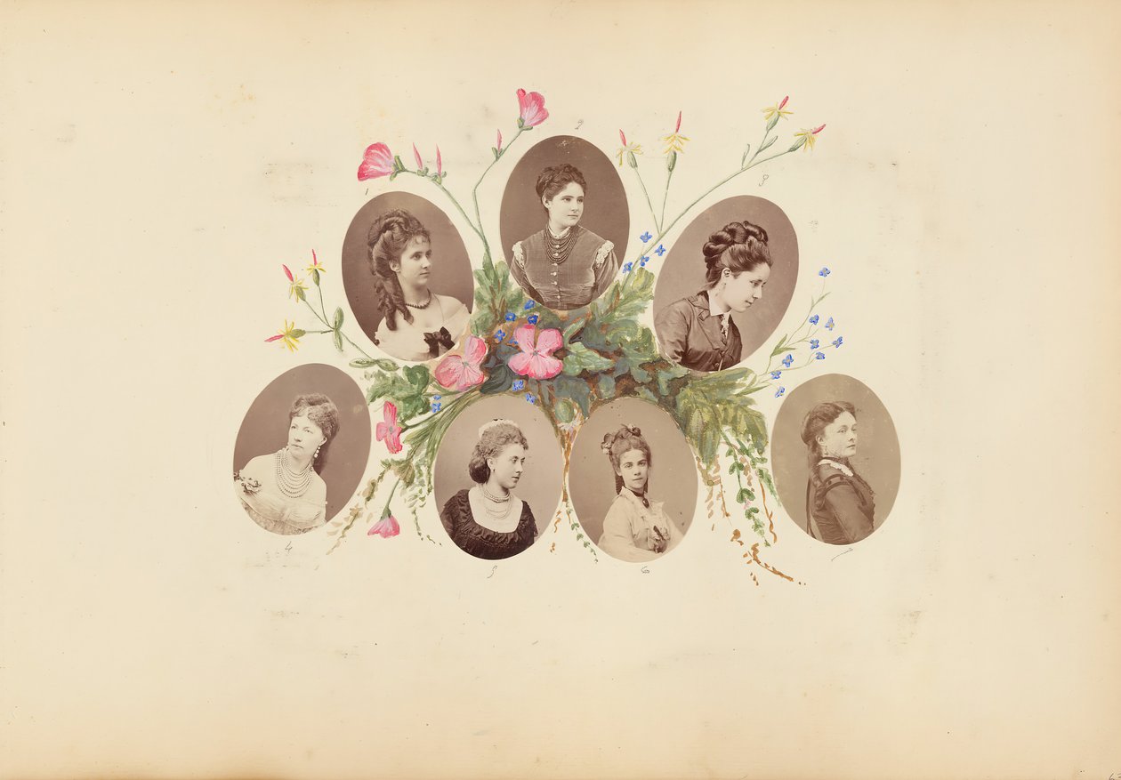 Album Madame B, lata 70. XIX wieku. autorstwa Marie Blanche Hennelle Fournier