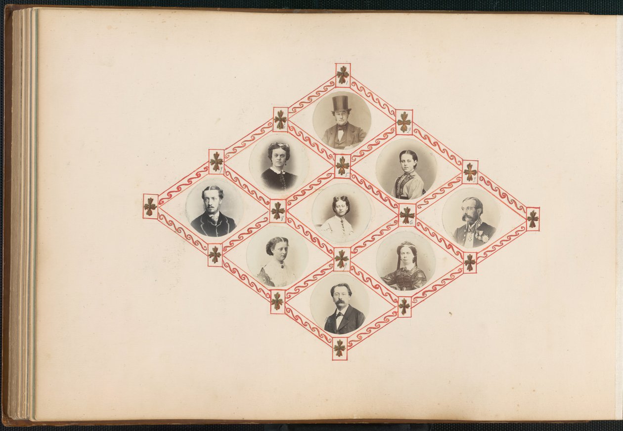 Album Madame B, lata 70. XIX wieku. autorstwa Marie Blanche Hennelle Fournier