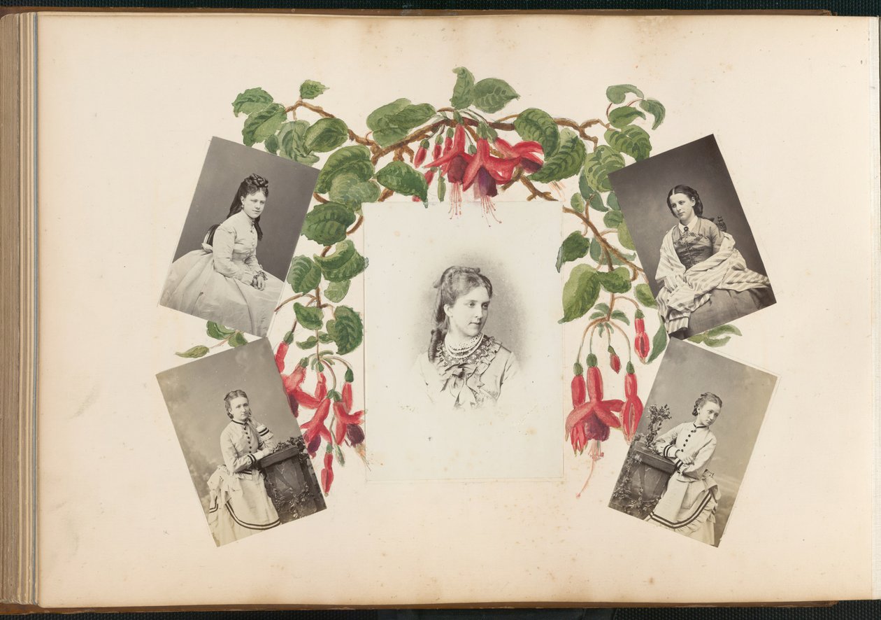 Album Madame B, lata 70. XIX wieku. autorstwa Marie Blanche Hennelle Fournier