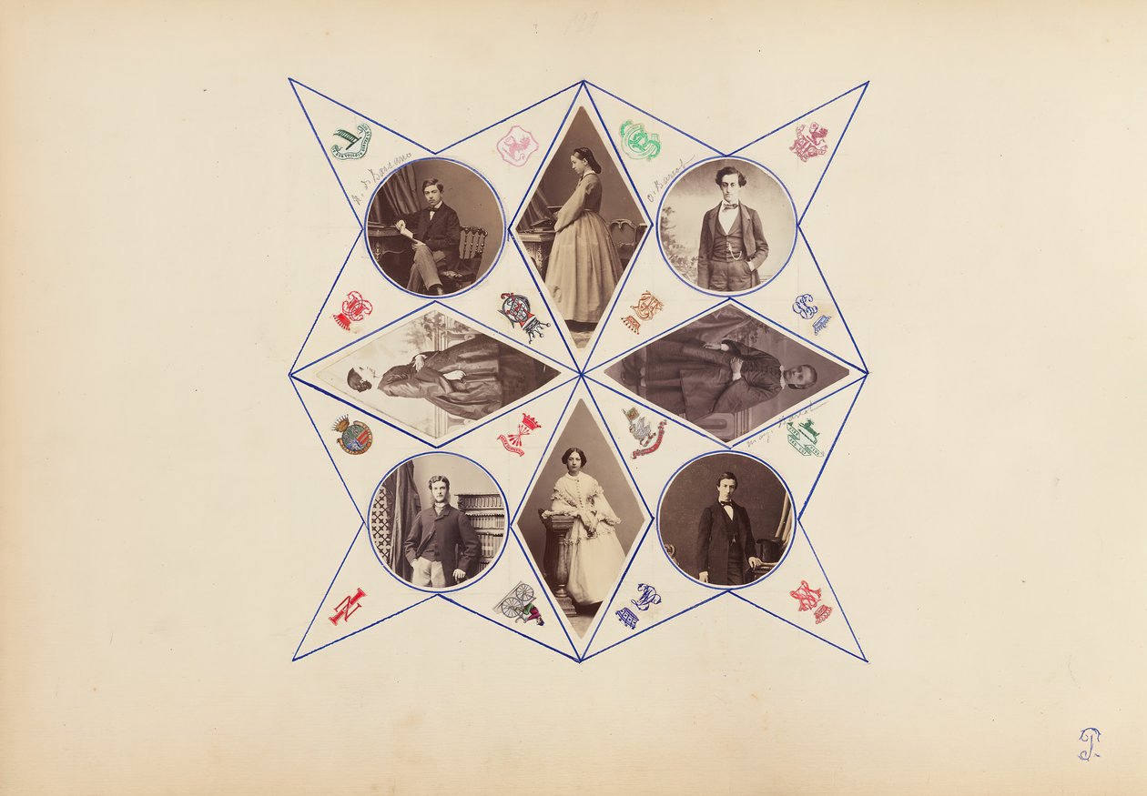 Album Madame B, lata 70. XIX wieku. autorstwa Marie Blanche Hennelle Fournier