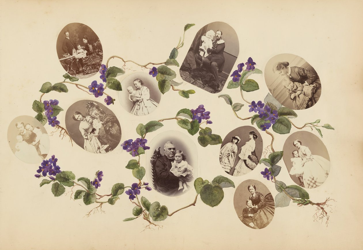 Album Madame B, lata 70. XIX wieku. autorstwa Marie Blanche Hennelle Fournier