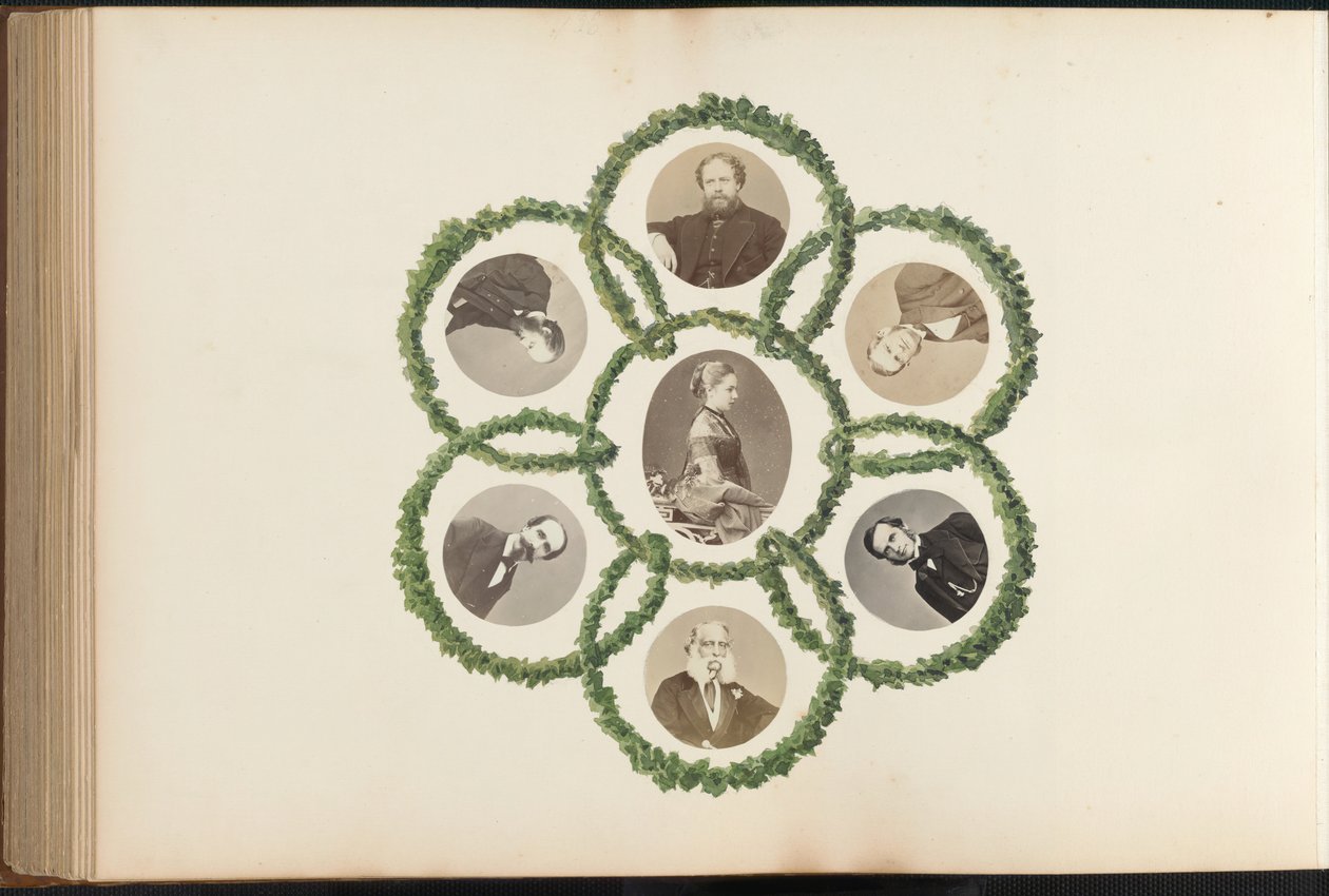 Album Madame B, lata 70. XIX wieku. autorstwa Marie Blanche Hennelle Fournier