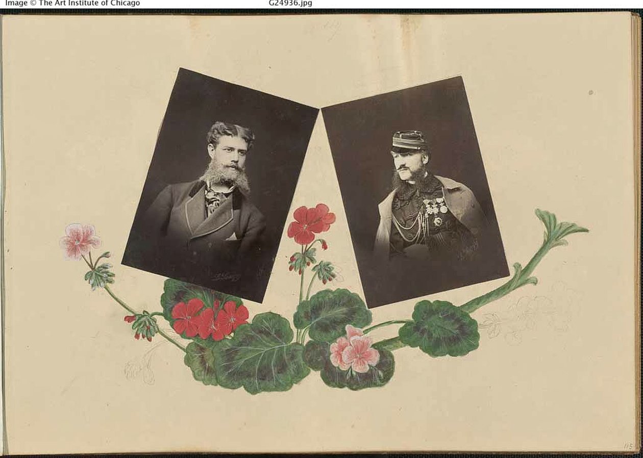 Album Madame B, lata 70. XIX wieku. autorstwa Marie Blanche Hennelle Fournier