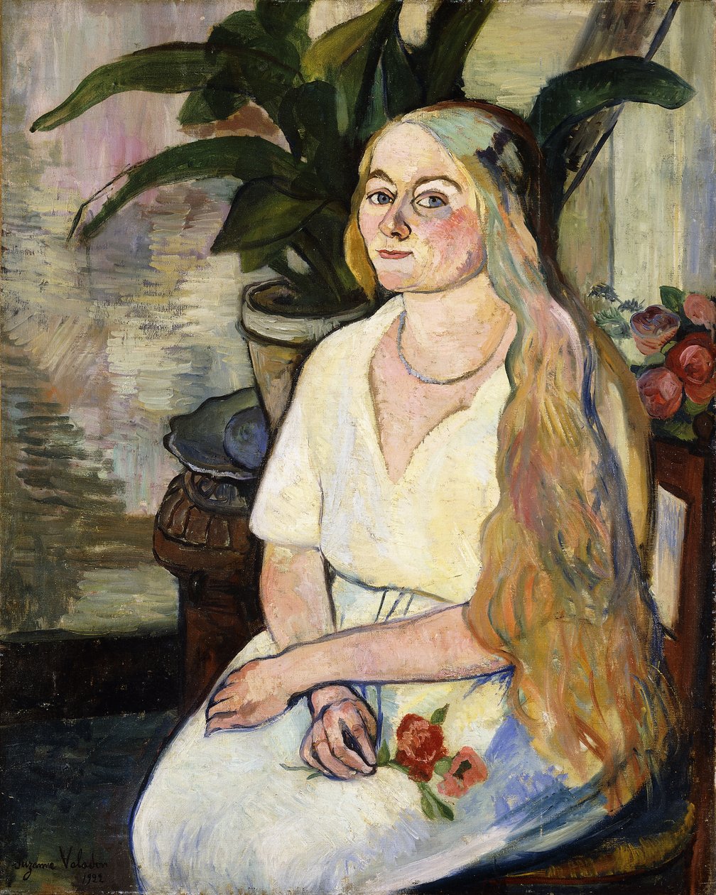 Portret Germaine Utter, 1922 autorstwa Marie Clementine Valadon