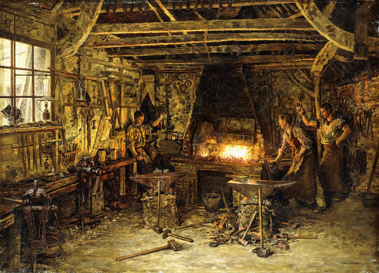 szklarzy, autorstwa Marie Francois Firmin Girard
