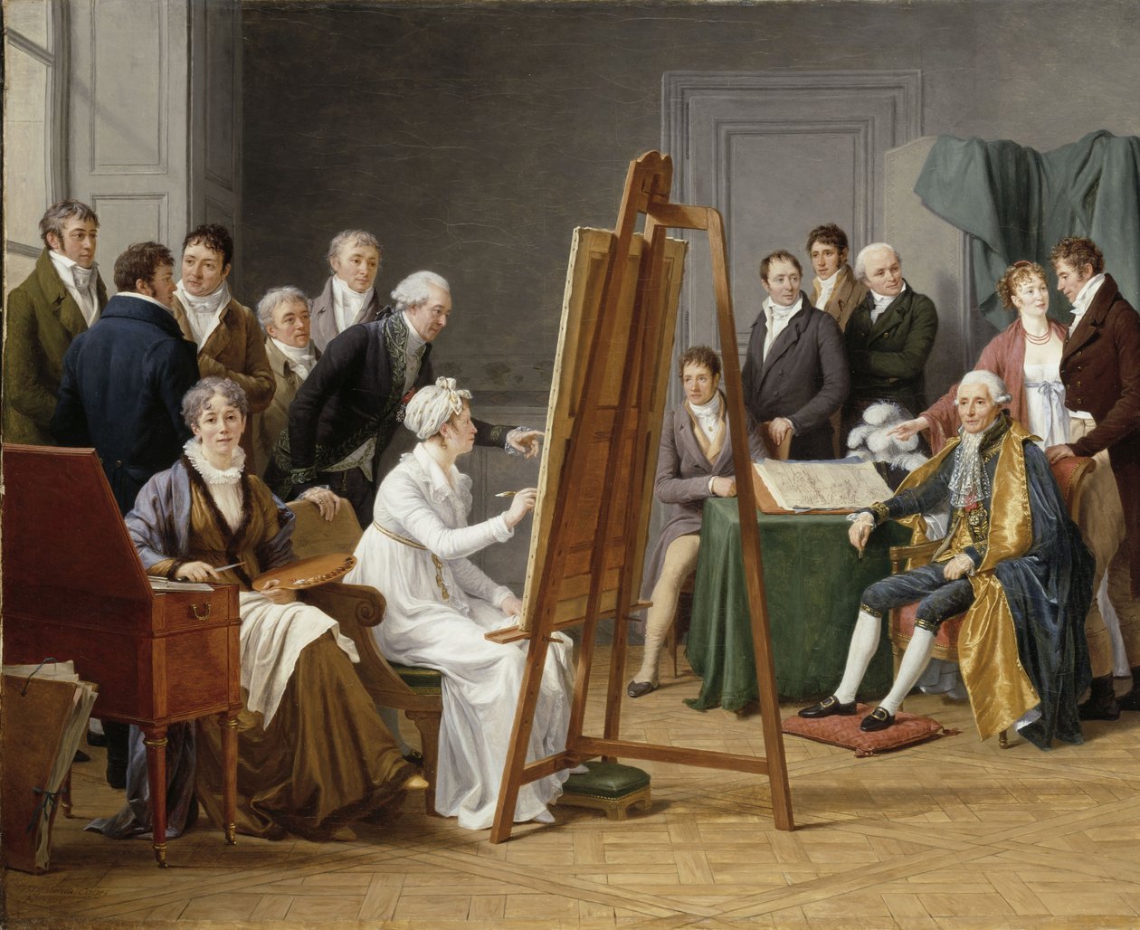 O tempo no Atelier de Madame Vincentpolish autorstwa Marie Gabrielle Capet