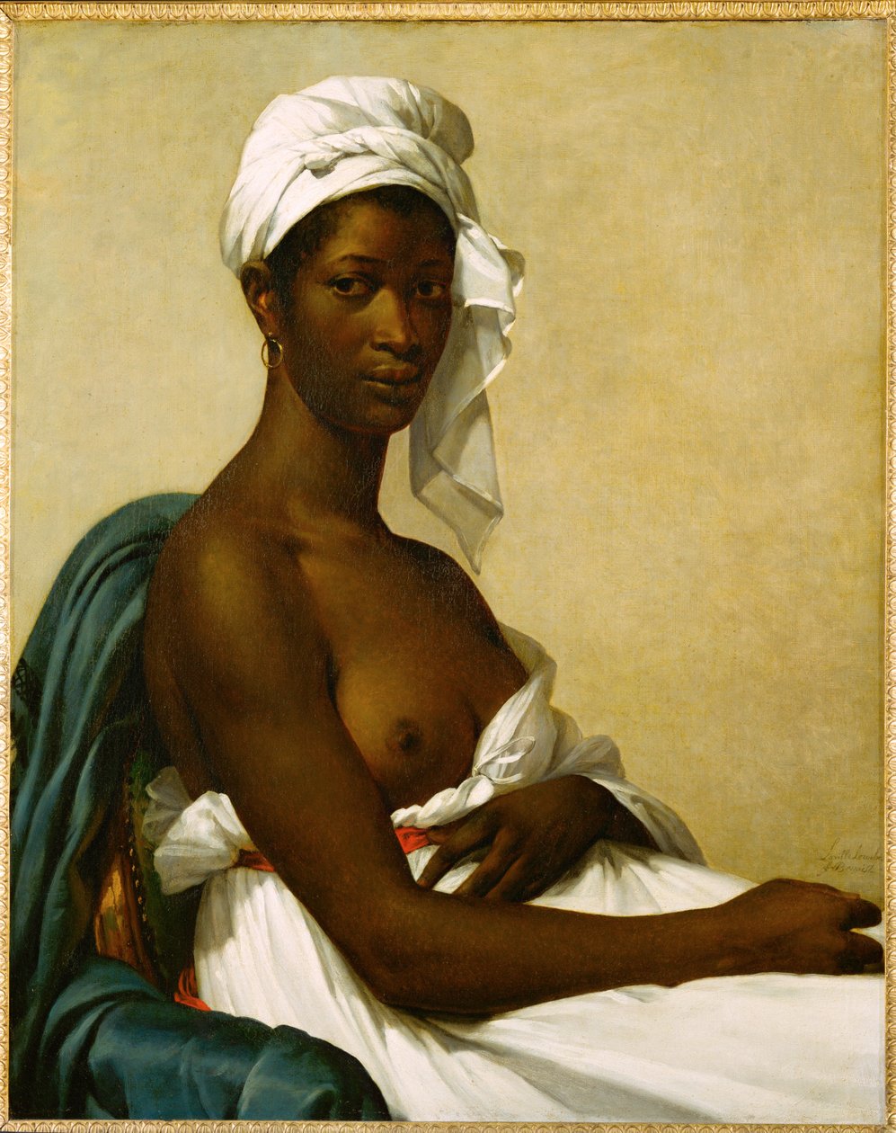 Portret Murzynki autorstwa Marie Guilhelmine Benoist