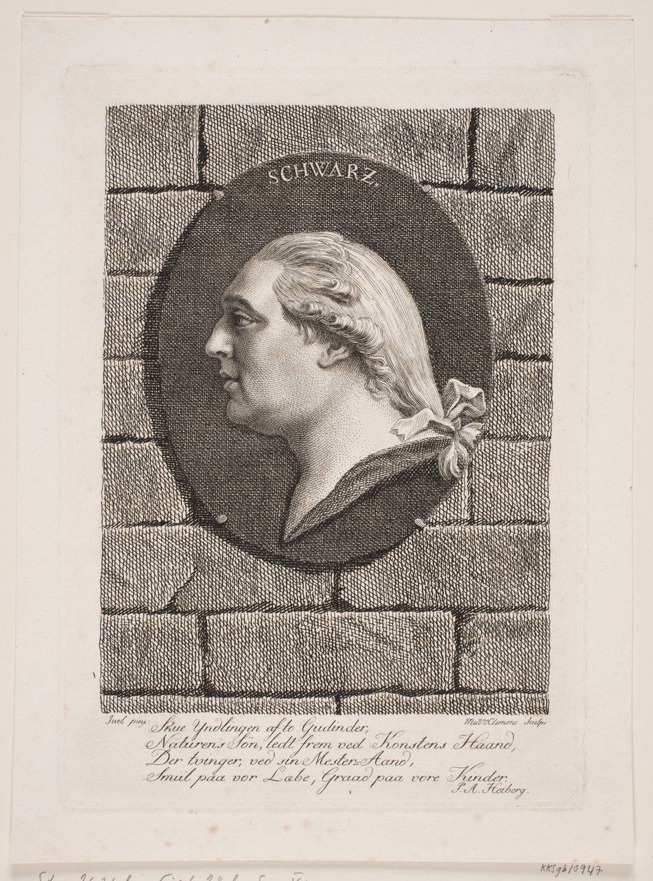 Aktor F. Schwartz autorstwa Marie Jeanne Clemens
