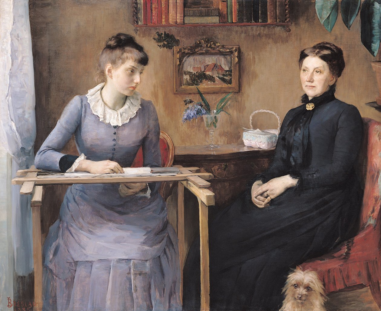 W domu lub w intymności, 1885 autorstwa Marie Louise Catherine Breslau