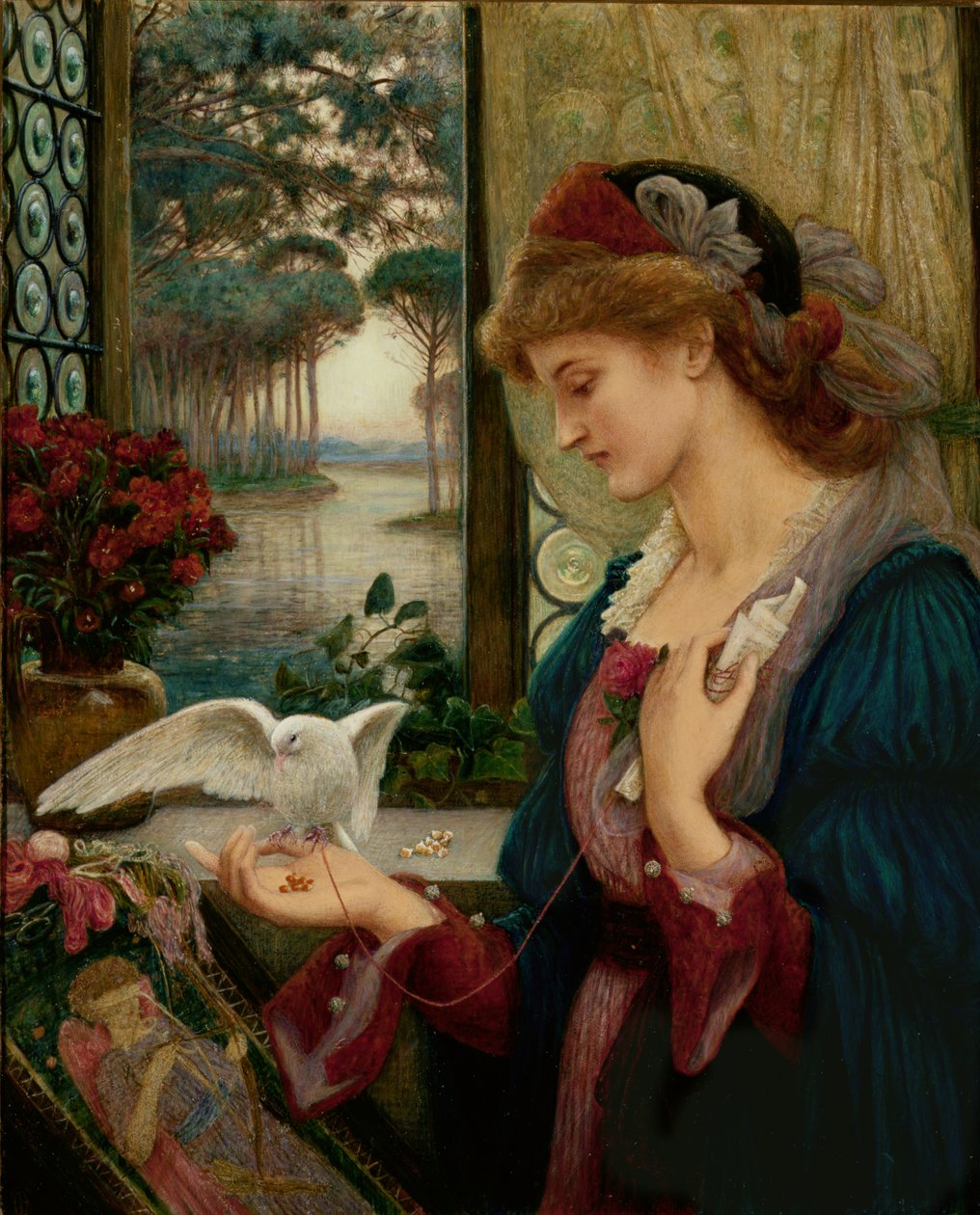 Posłaniec Miłości autorstwa Marie Spartali Stillman