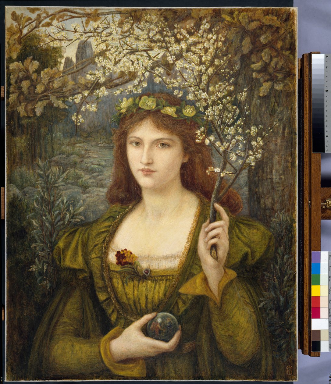 Madonna Pietra Degli Scrovigni autorstwa Marie Spartali Stillman