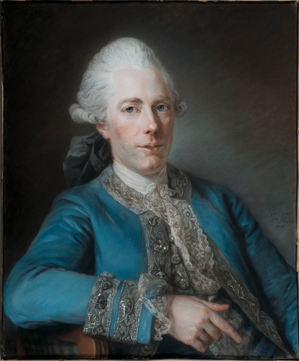 Portret Marie-Josepha Peyre} (1730-1785), francuskiego architekta autorstwa Marie Suzanne Giroust