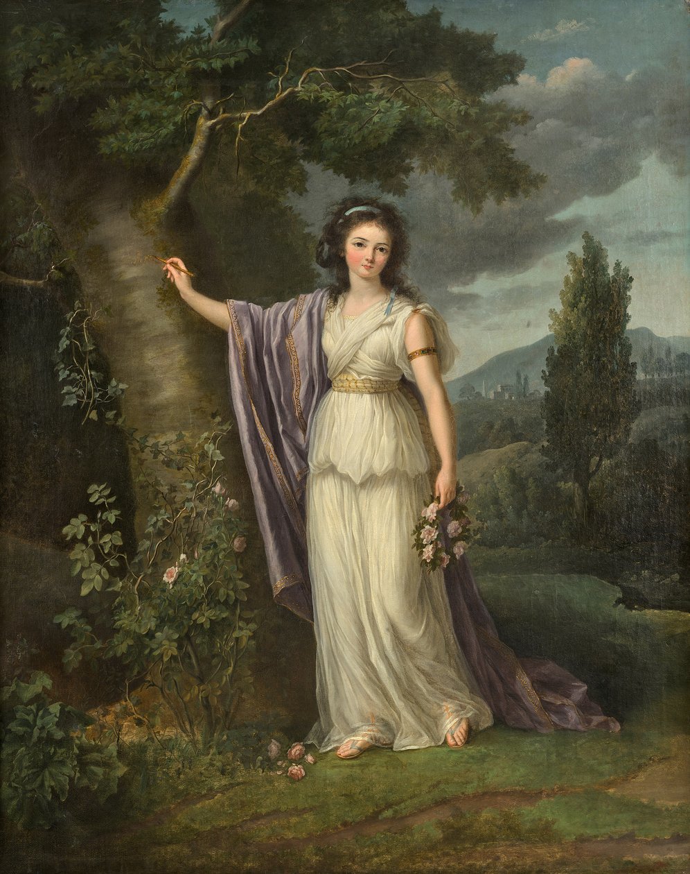 Portret pani de Genlis autorstwa Marie Victoire Lemoine