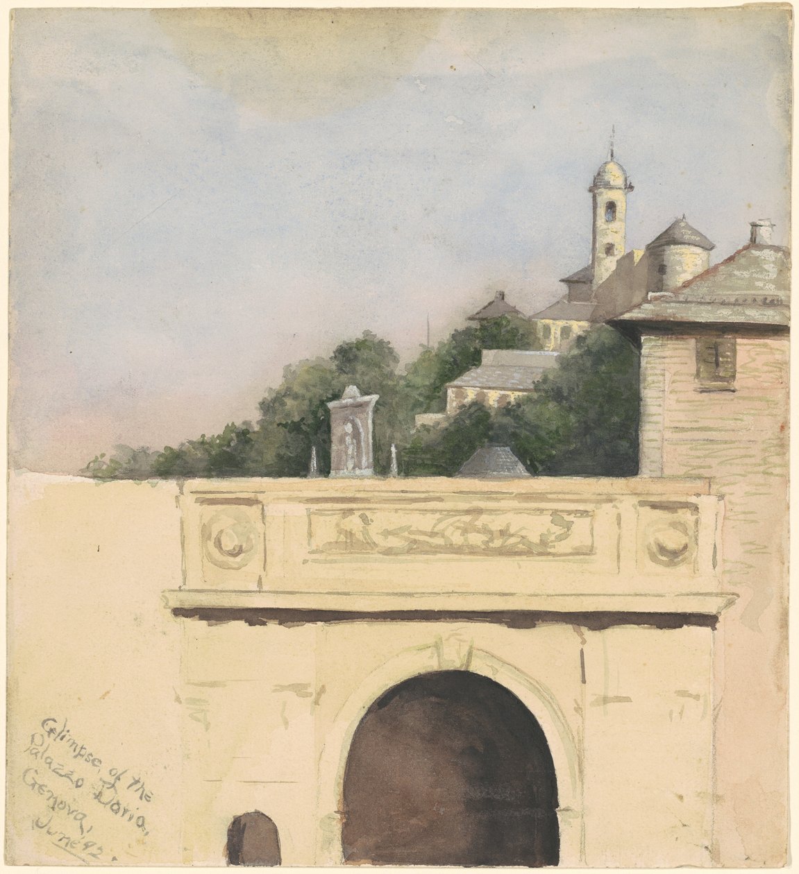 Spojrzenie na Palazzo Doria, Genova autorstwa Marietta Minnigerode Andrews