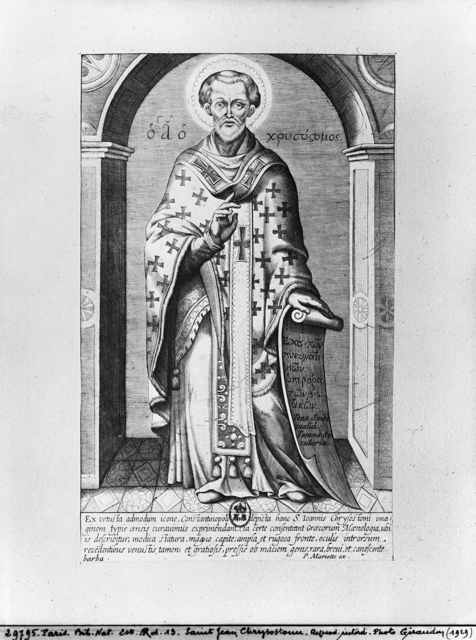 Św. Jan Chryzostom, XVII wiek autorstwa Mariette P.