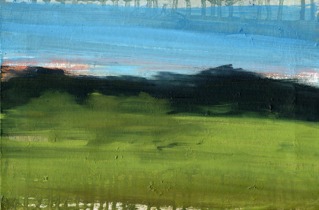 Unseen Landscape, 2023 (olej na płótnie) autorstwa Marina Falco