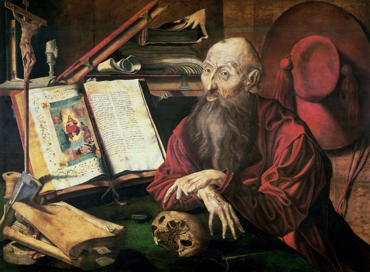 Św. Hieronim, ok. 1540-50 autorstwa Marinus van Roejmerswaelen