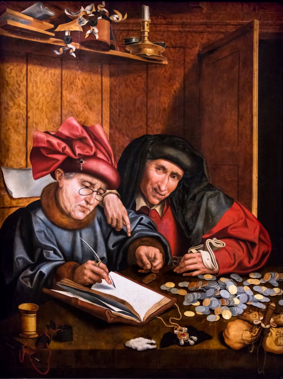 The Silver Counters, Holandia autorstwa Marinus van Reymerswaele