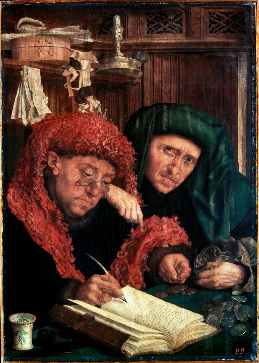 Poborcy podatkowi w latach 1490-1567. autorstwa Marinus van Reymerswaele