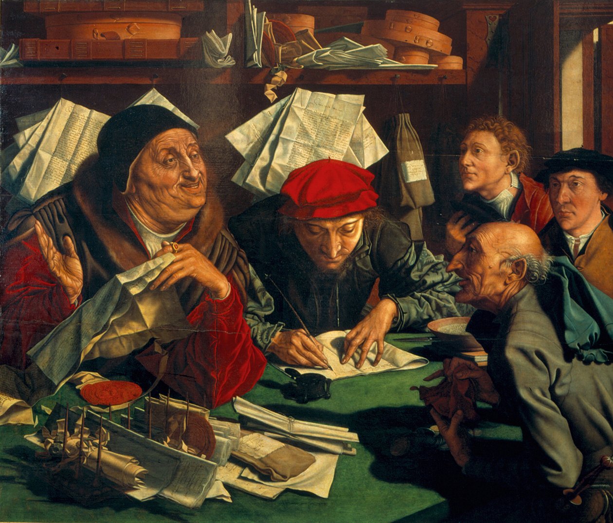 Kancelaria Adwokacka, 1545 autorstwa Marinus van Roejmerswaelen