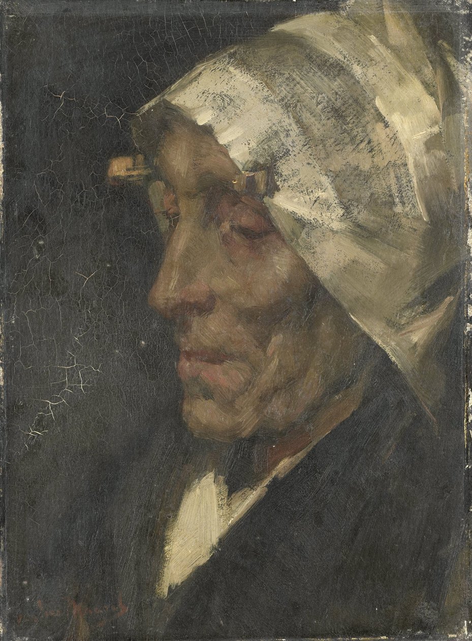 żona rybaka autorstwa Marinus van der Maarel