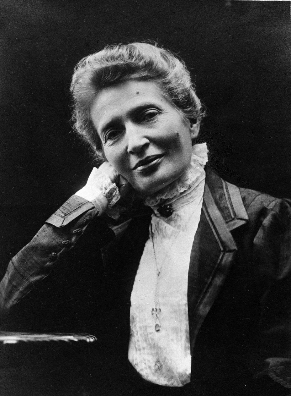 Portret Anny Kuliscioff (lub Anny Kulischov, Kulisciov) (1857-1925) rosyjskiej rewolucjonistki żydowskiej. Zdjęcie: Mario Nunes Vis autorstwa Mario Nunes Vais