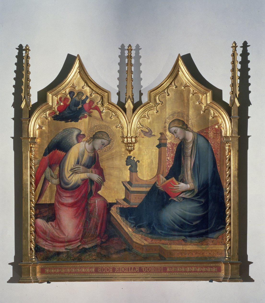 Zwiastowanie (tempera na płycie) autorstwa Mariotto di Nardo