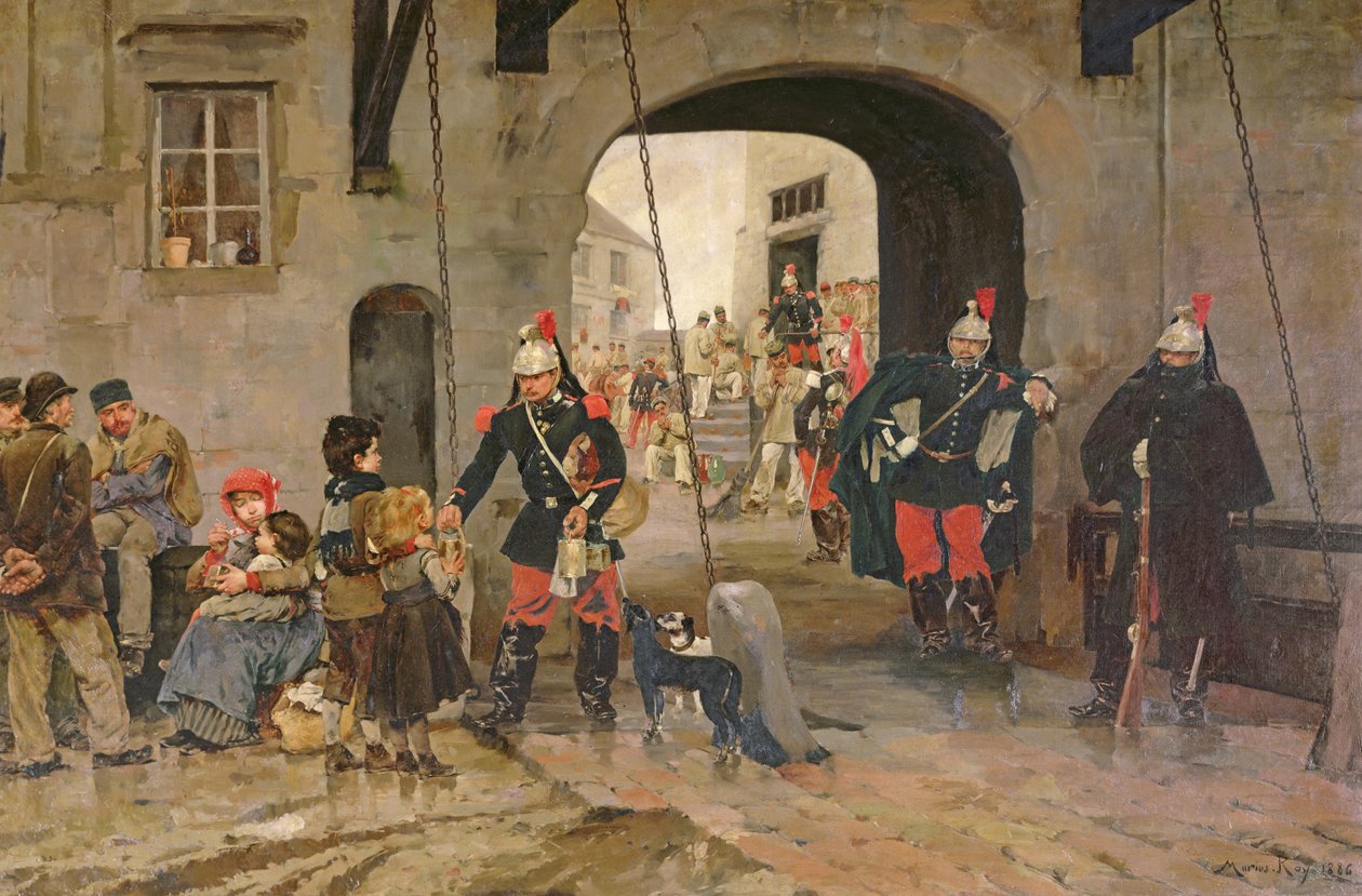 Biedni w Paryżu, 1886 autorstwa Marius Roy