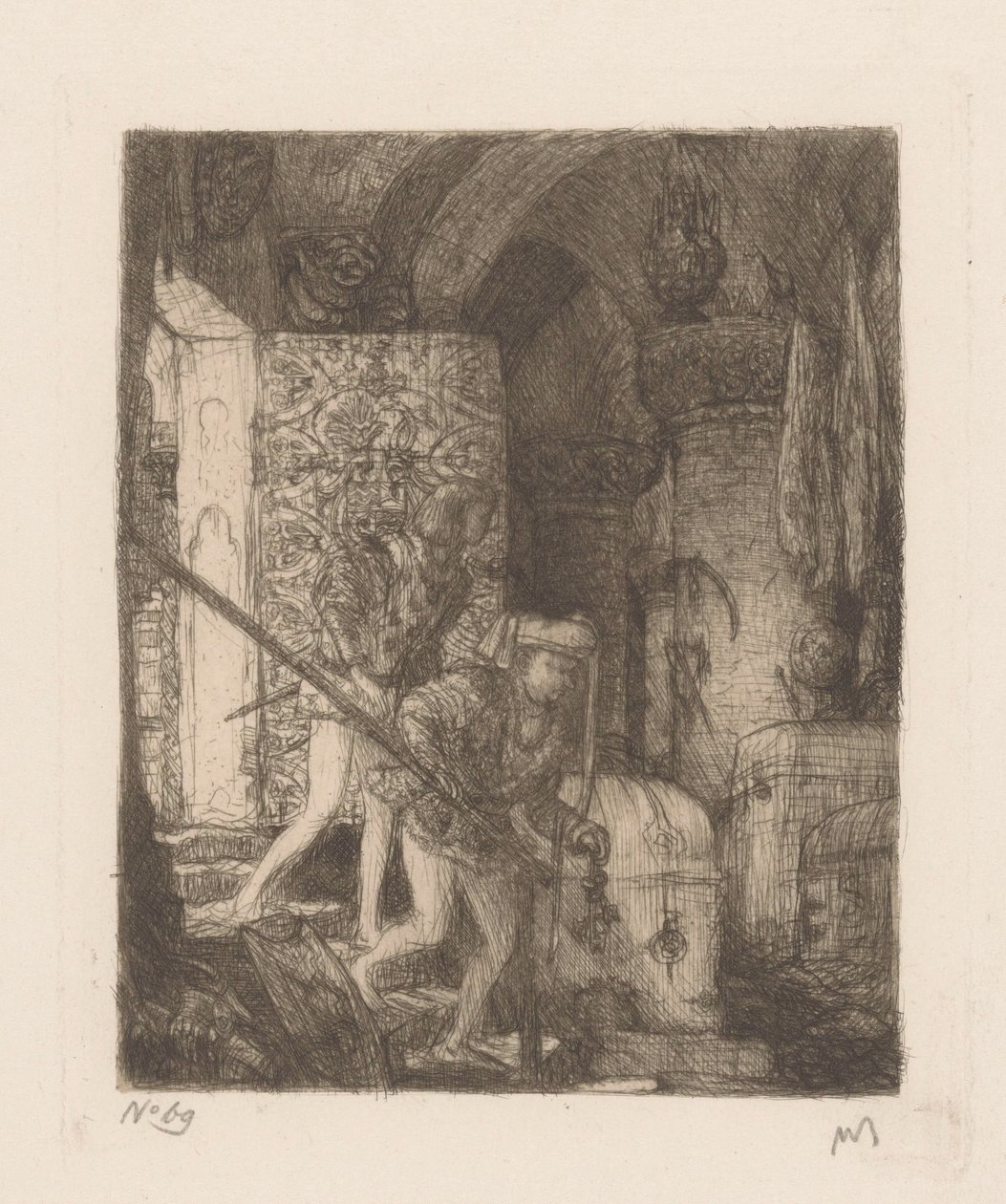 skarbiec autorstwa Marius Bauer (signed by artist)