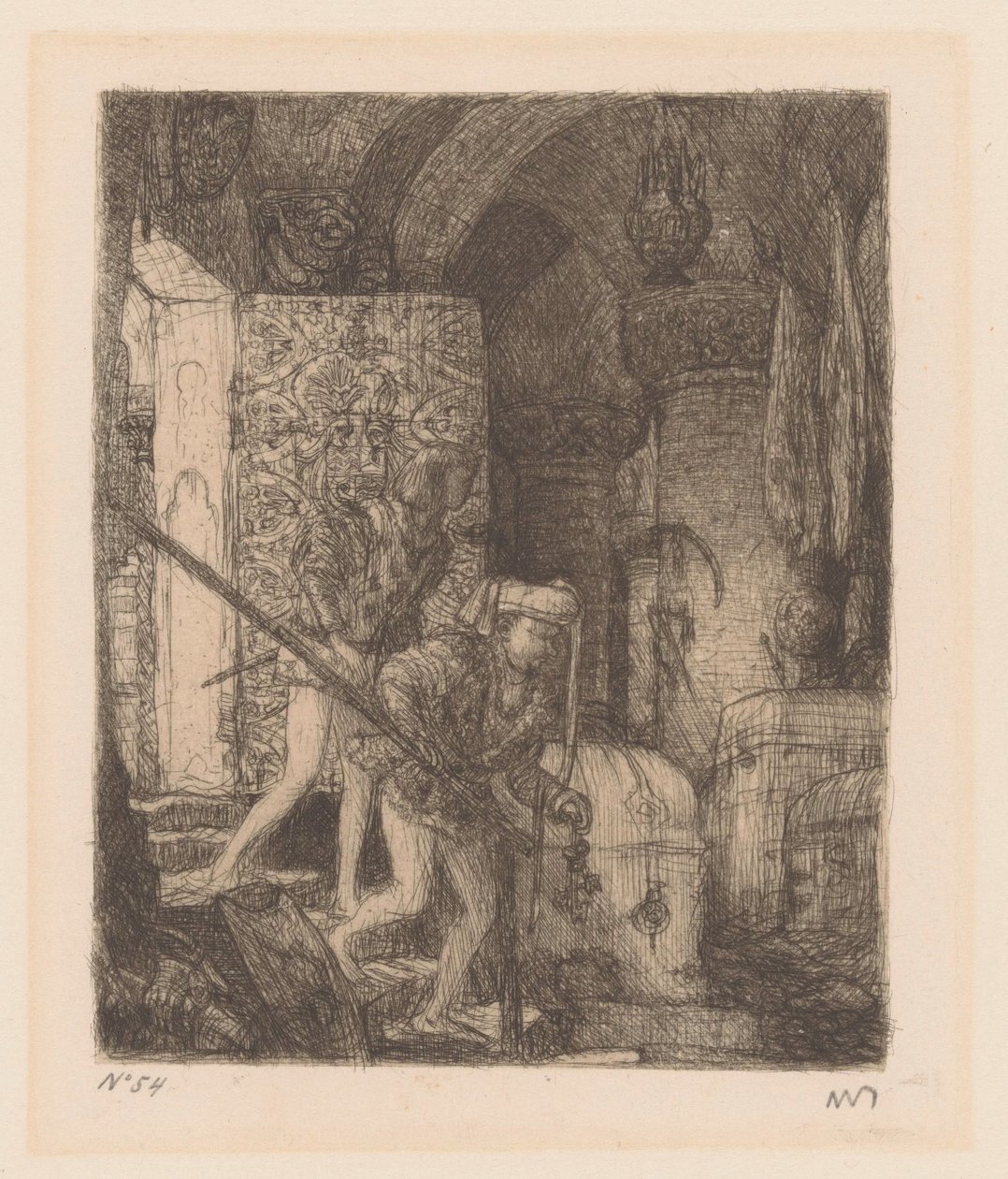 skarbiec autorstwa Marius Bauer (signed by artist)