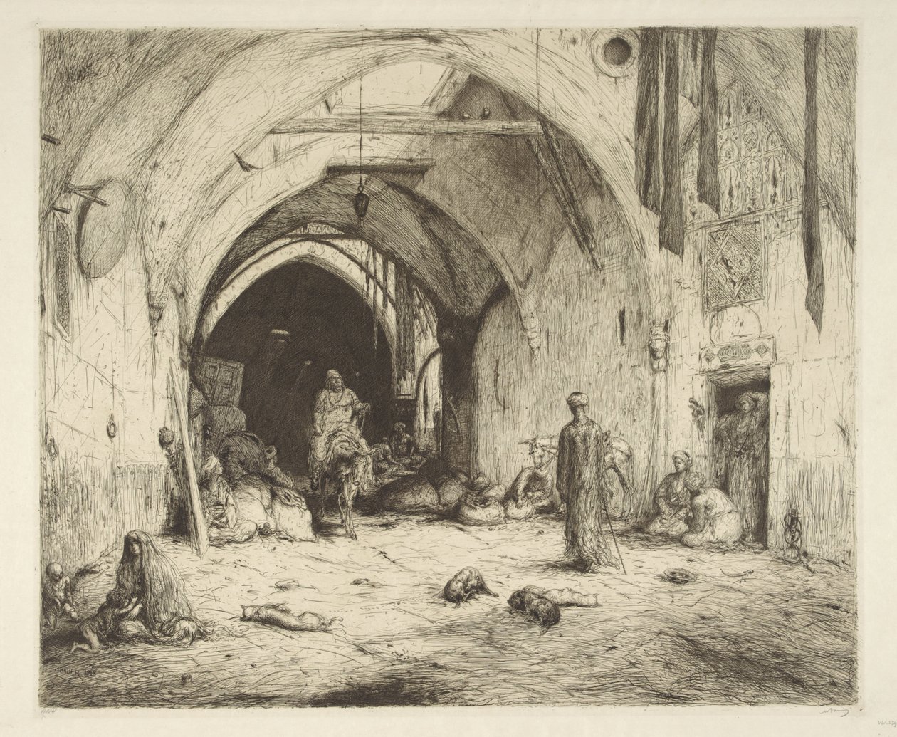 Bazar w Damaszku autorstwa Marius Bauer