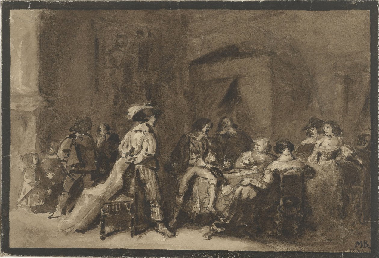 Scena historyczna autorstwa Marius Bauer