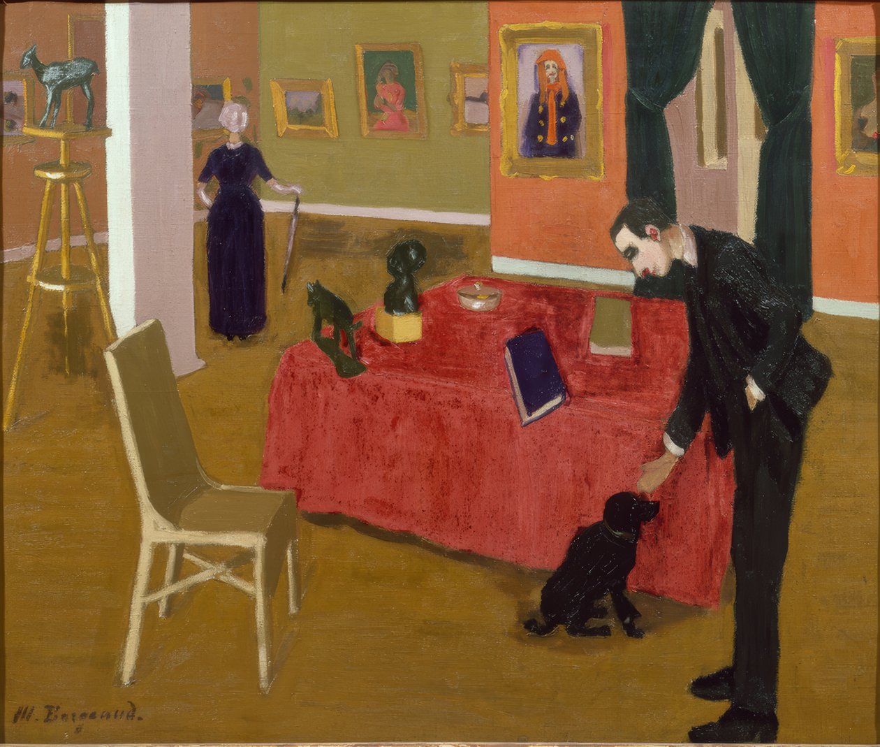 Wnętrze galerii autorstwa Marius Borgeaud