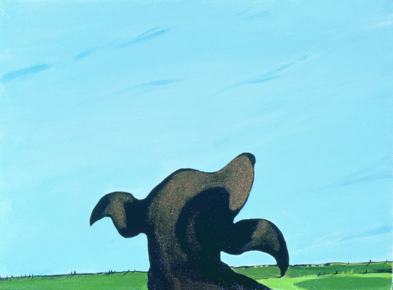 Brązowy profil nr 2, 1997 autorstwa Marjorie Weiss