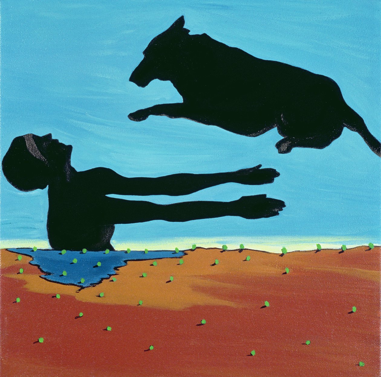 Chestertowns Shore, 1999 (akryl na płótnie) autorstwa Marjorie Weiss
