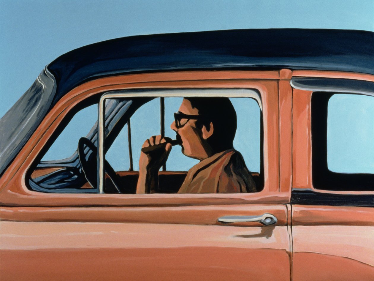 Portret kubański #1, 1996 (akryl na płótnie) autorstwa Marjorie Weiss