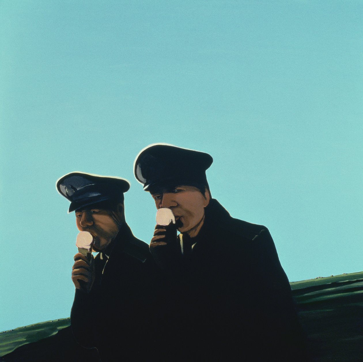Portret kubański nr 6, 1996 (akryl na płótnie) autorstwa Marjorie Weiss