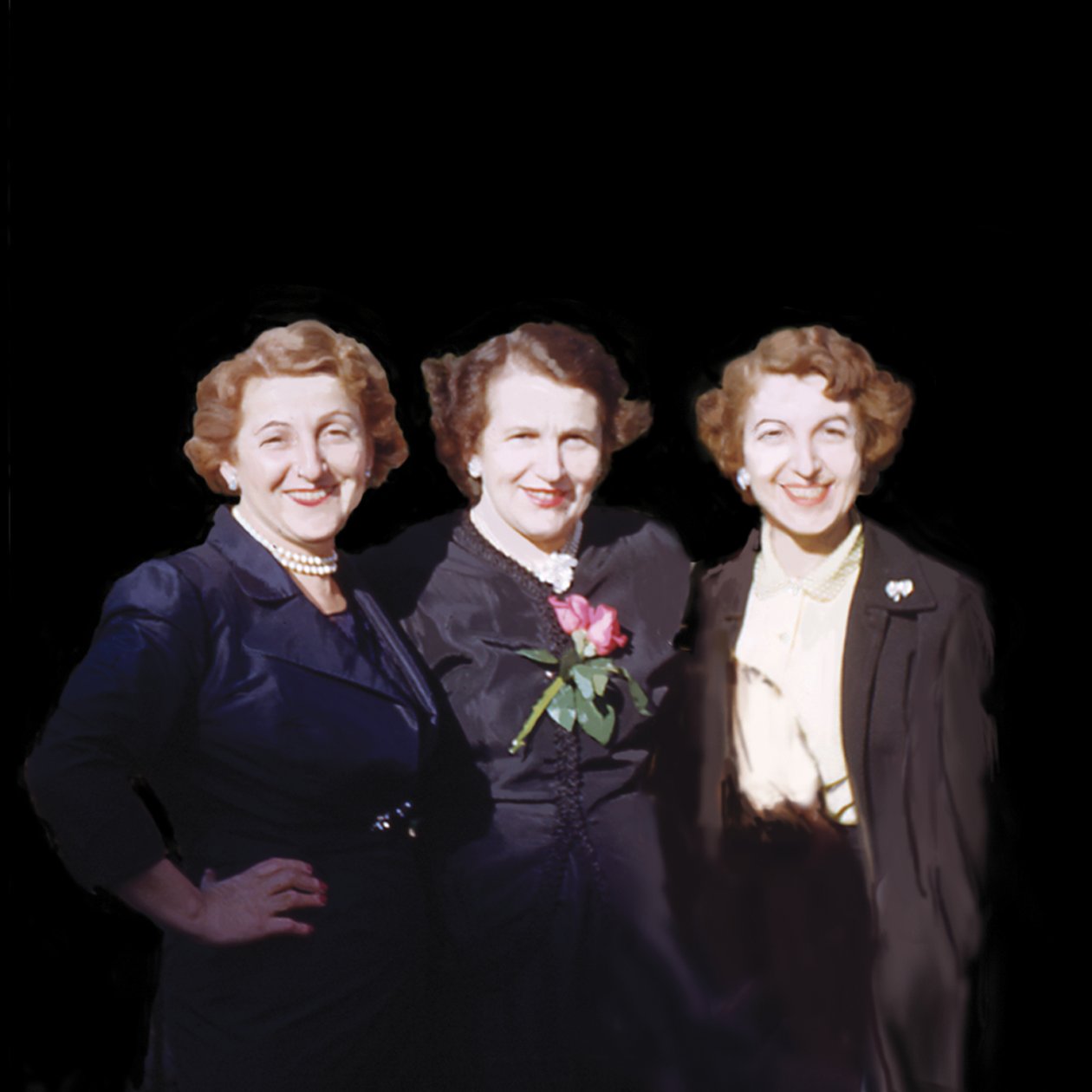 Siostry, 2008 (akryl na płótnie) autorstwa Marjorie Weiss