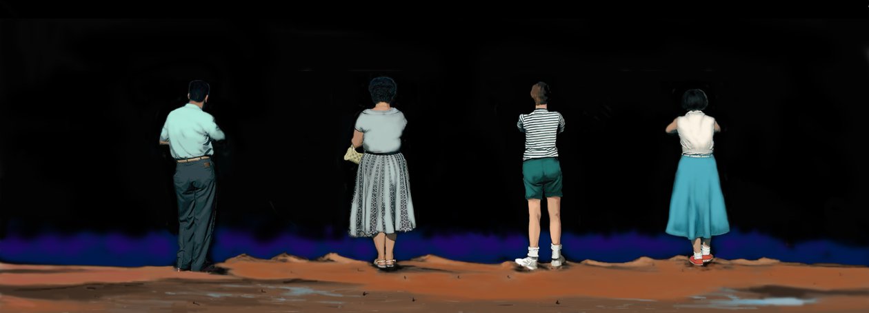 Nocne życie Scena 11, 2016 (media cyfrowe) autorstwa Marjorie Weiss