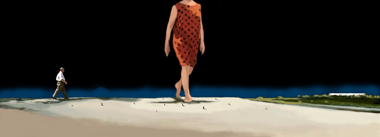 Scena z życia nocnego 13, 2016 (media cyfrowe) autorstwa Marjorie Weiss