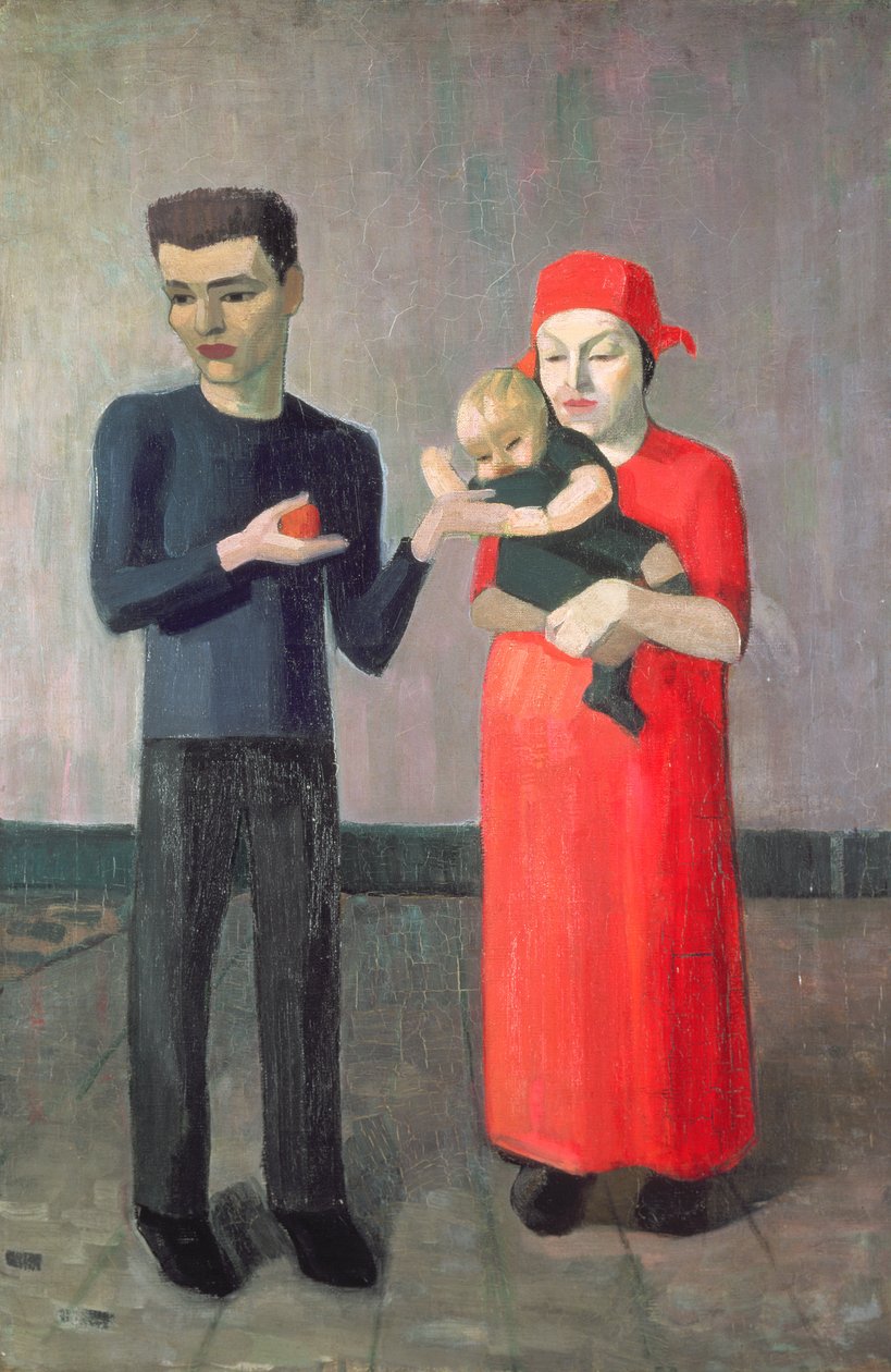 Grupa rodzinna, ok. 1908-13 autorstwa Mark Gertler