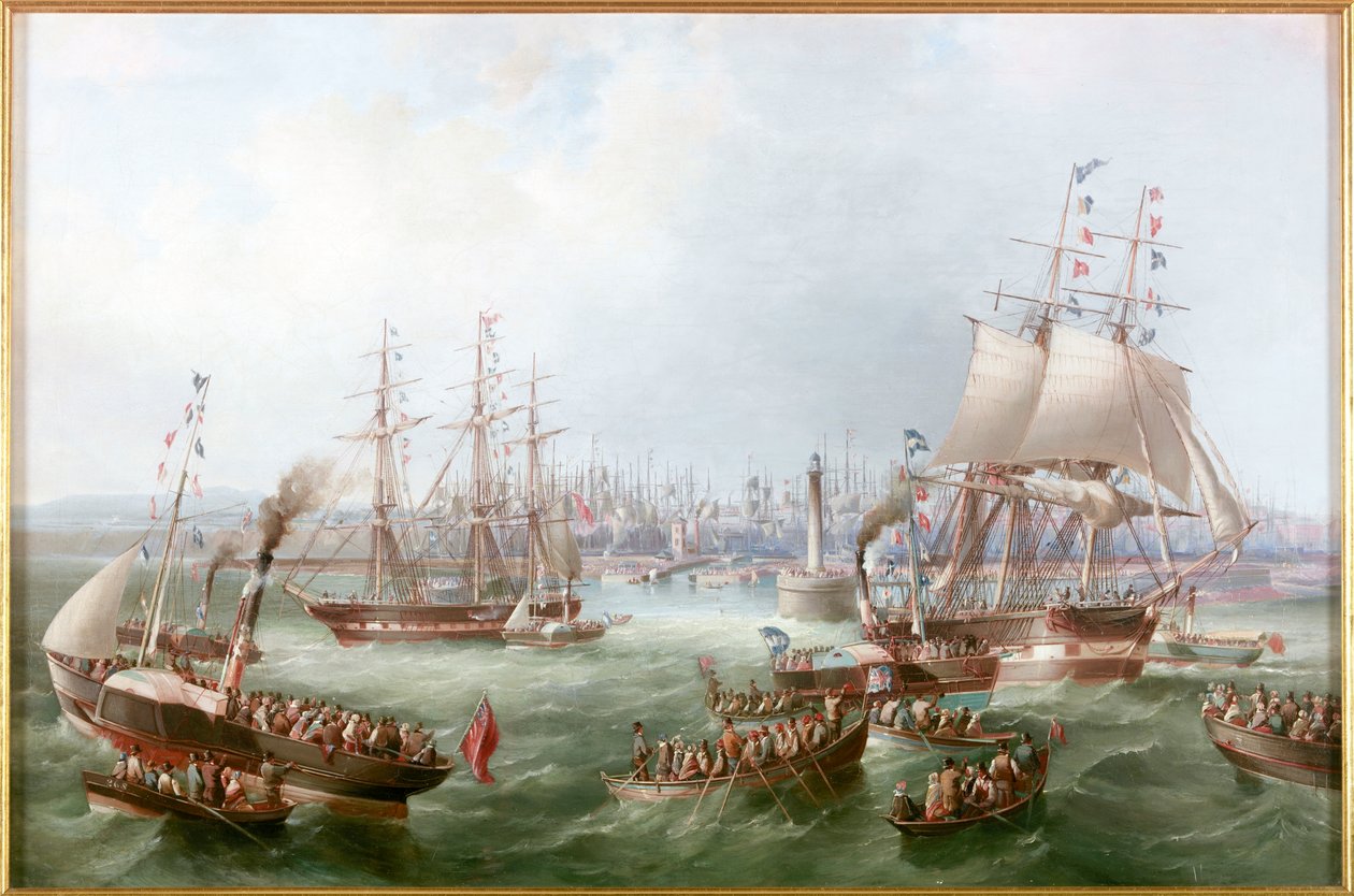 Otwarcie South Outlet, Sunderland Docks, 1856 autorstwa Mark Thompson