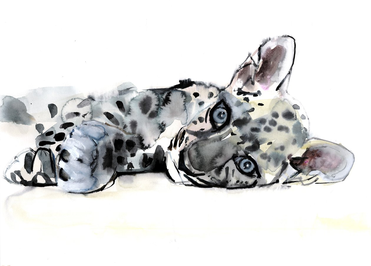 Arabian Leopard Cub, 2008 autorstwa Mark Adlington